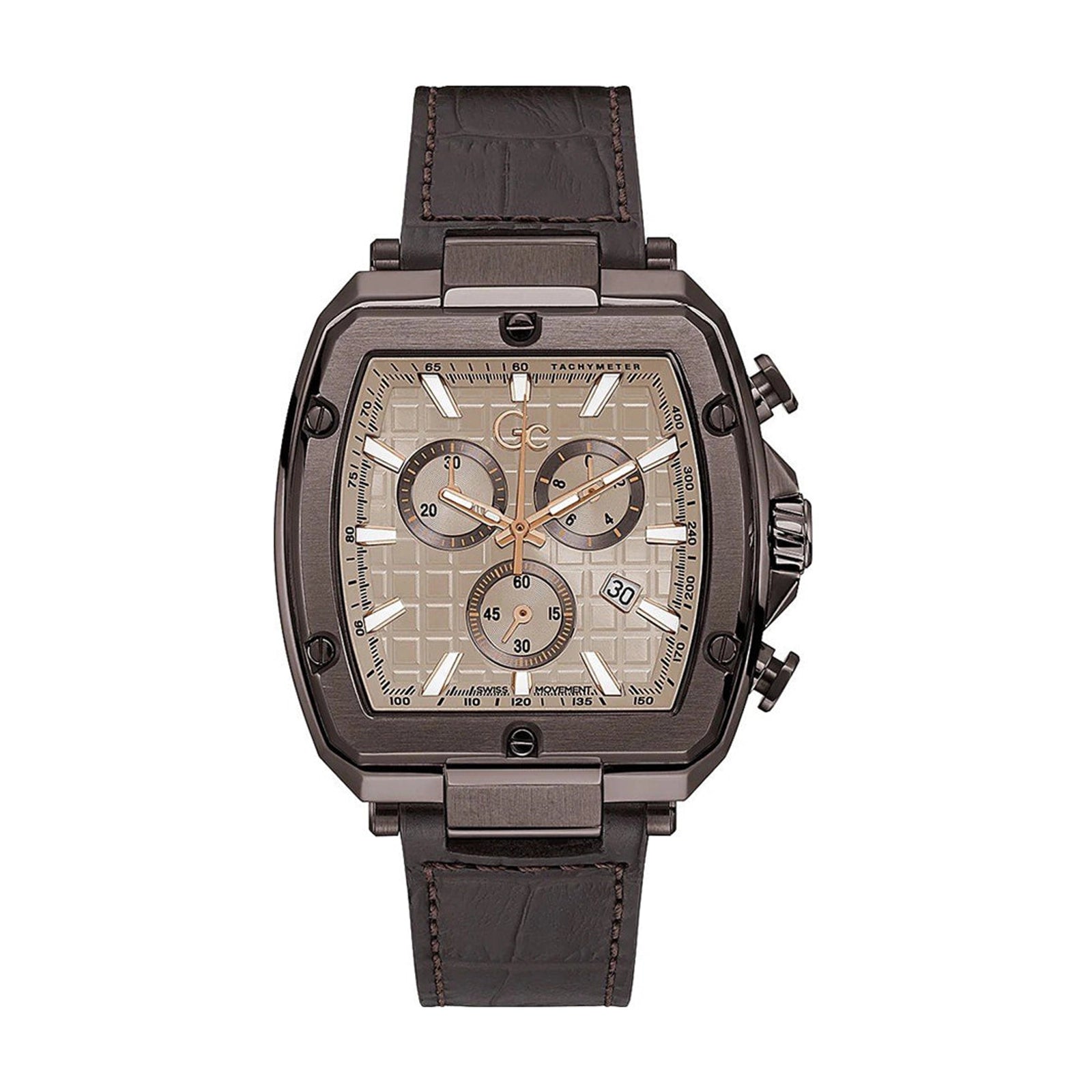 GC Spirit Tonneau Y83008G1MF Mens Watch Chronograph - GC Spirit Tonneau Y83008G1MF Mens Watch Chronograph