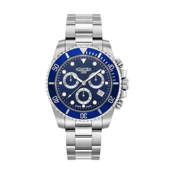 Roamer Deep Sea 100 851837414520 Mens Watch Chronograph - Roamer Deep Sea 100 851837414520 Mens Watch Chronograph
