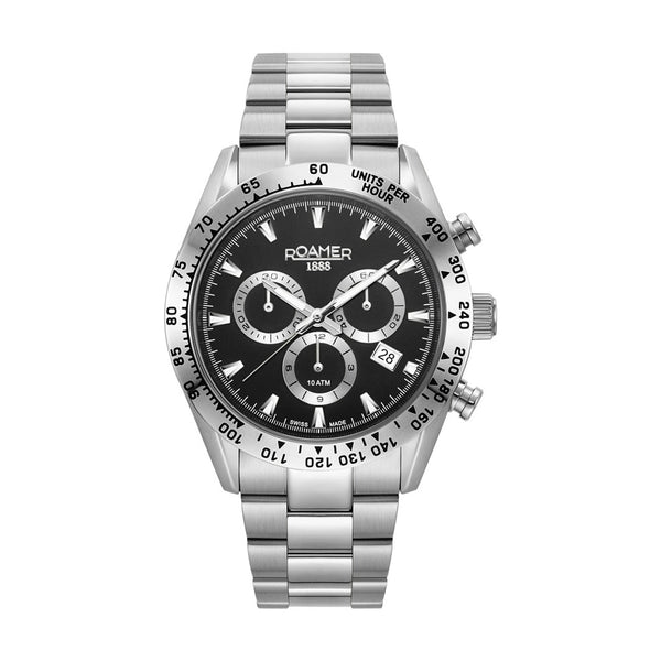 Roamer Monza 100 850837415520 Mens Watch Chronograph - Roamer Monza 100 850837415520 Mens Watch Chronograph