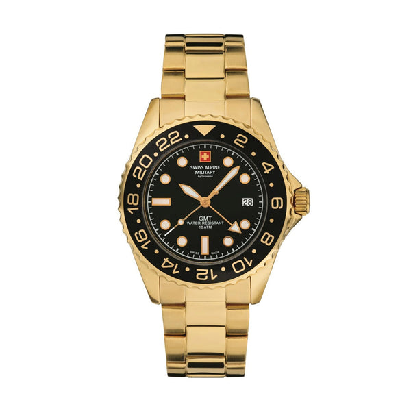 Swiss Alpine Military GMT 7052.1117SAM Mens Watch - Swiss Alpine Military GMT 7052.1117SAM Mens Watch