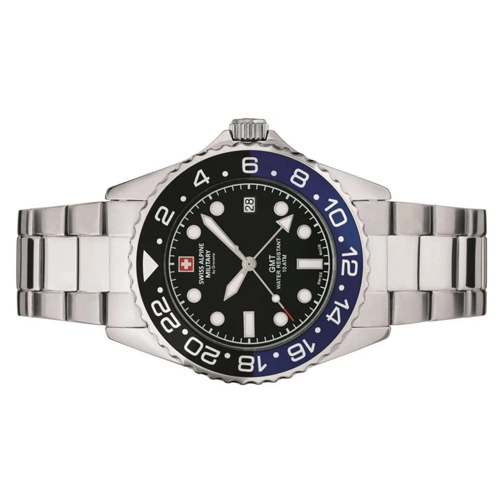 Swiss Alpine Military GMT 7052.1132SAM Mens Watch - Swiss Alpine Military GMT 7052.1132SAM Mens Watch - View 2